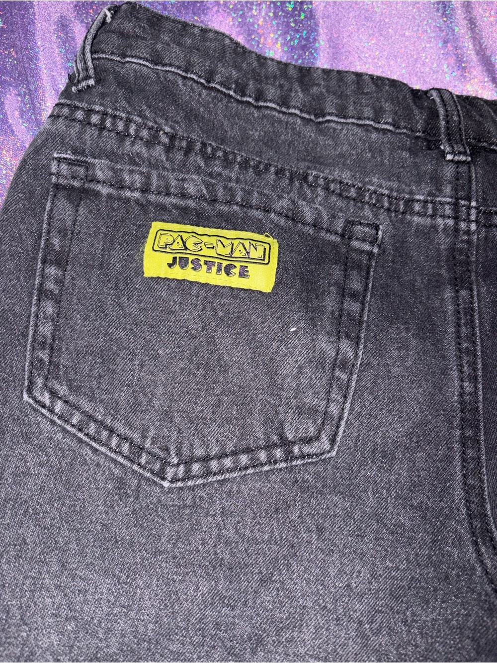 Justice Pac-Man Rhinestone Shorts - Picture 7 of 8